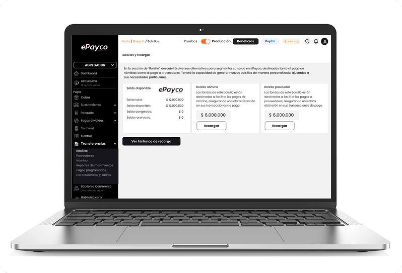 Payouts, Organiza tu dinero como tú prefieras