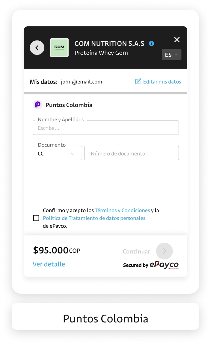 Pagos con Puntos Colombia